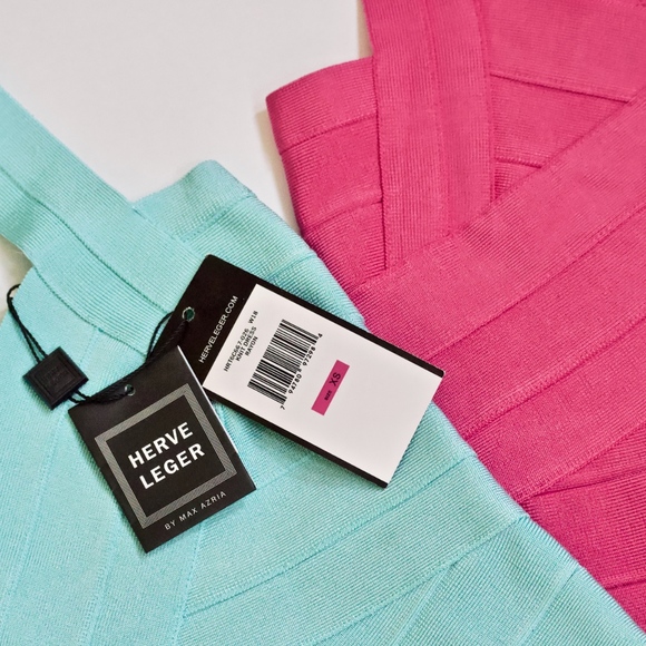 Herve Leger For Max Azria Tops - 2 Herve Leger For Max Azria Cropped Bandage Top XS